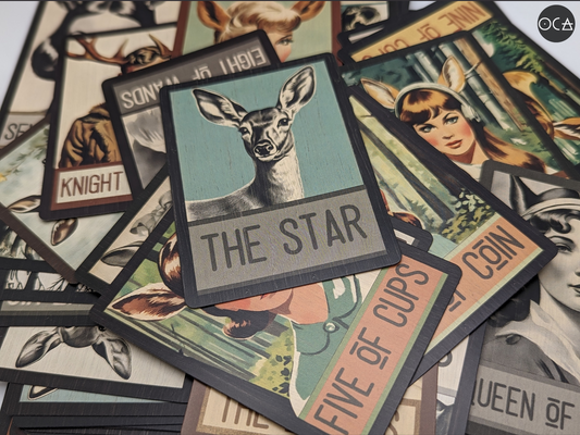 Deerlady Tarot Cards Gift Set (Pre-order) Original Retro/Vintage Design