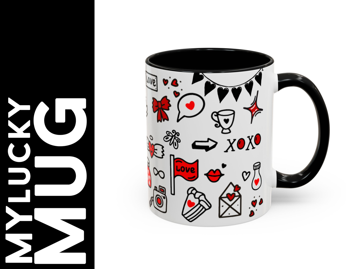 Doodle Love Mug (2 Color Options)