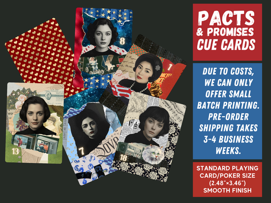 Pacts and Promises Oracle/Journal Art Cards Gift Set (Pre-order) Original Retro/Vintage/Collage Art Design