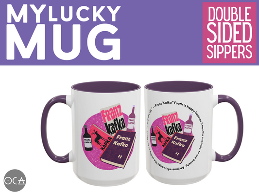 Franz Kafka 15oz Mug (Doublesided/2 Color Options)