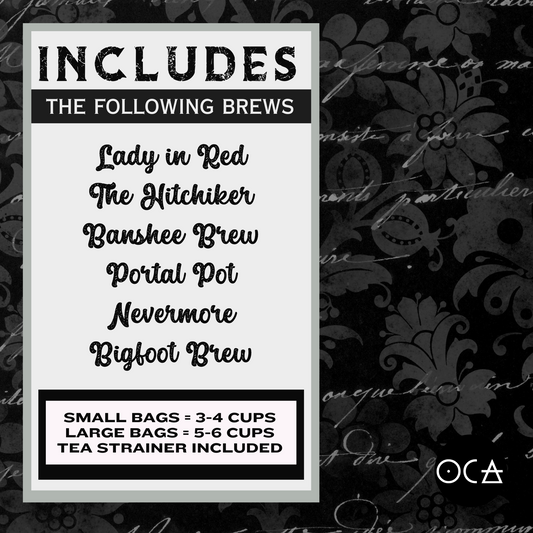 Supernatural Sips TeaRing (Herbal Tea Sampler Set/Gift Set/6 teas)