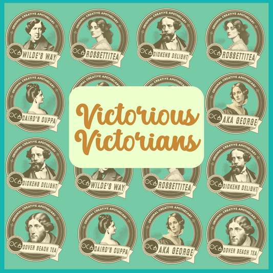 Victorious Victorians Writer's TeaRing (Herbal Tea Sampler Set/Gift Set/6 teas)