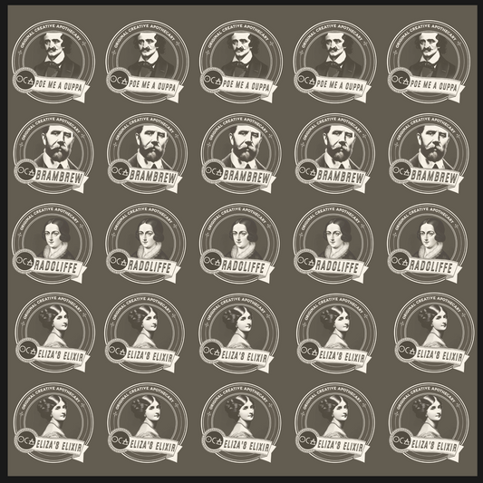 Gloriously Gothic Writer's TeaRing (Herbal Tea Sampler Set/Gift Set/6 teas)