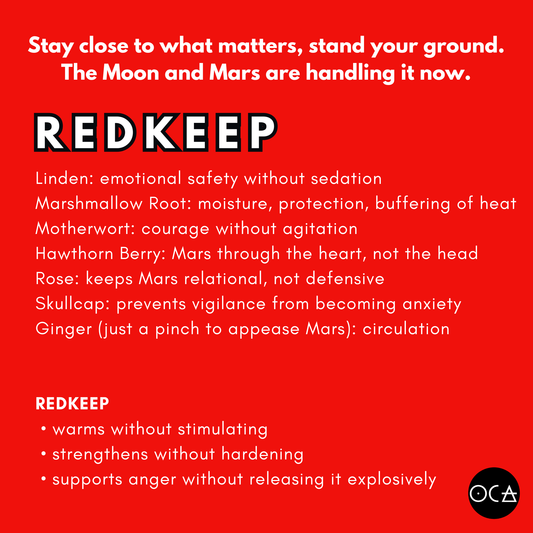 Redkeep Herbal Tea | Moon Mars Remedy
