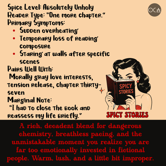 Smut Lovers TeaRing (Herbal Tea Bookish Tea Set/Gift Set/6 teas)