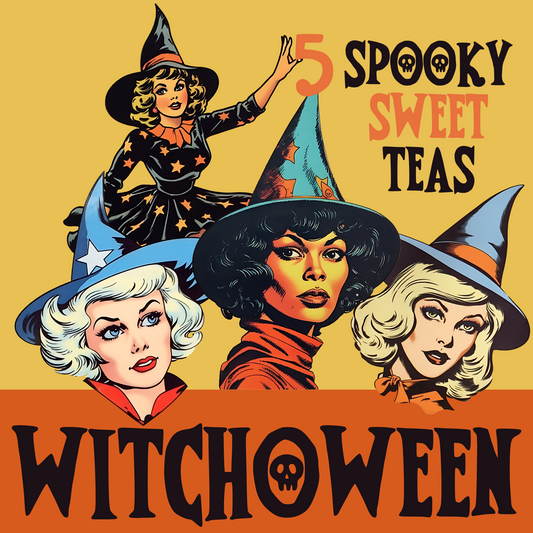 Witchoween TeaRing Halloween Giftset (Herbal Tea Sampler Set/Gift Set/5 teas)