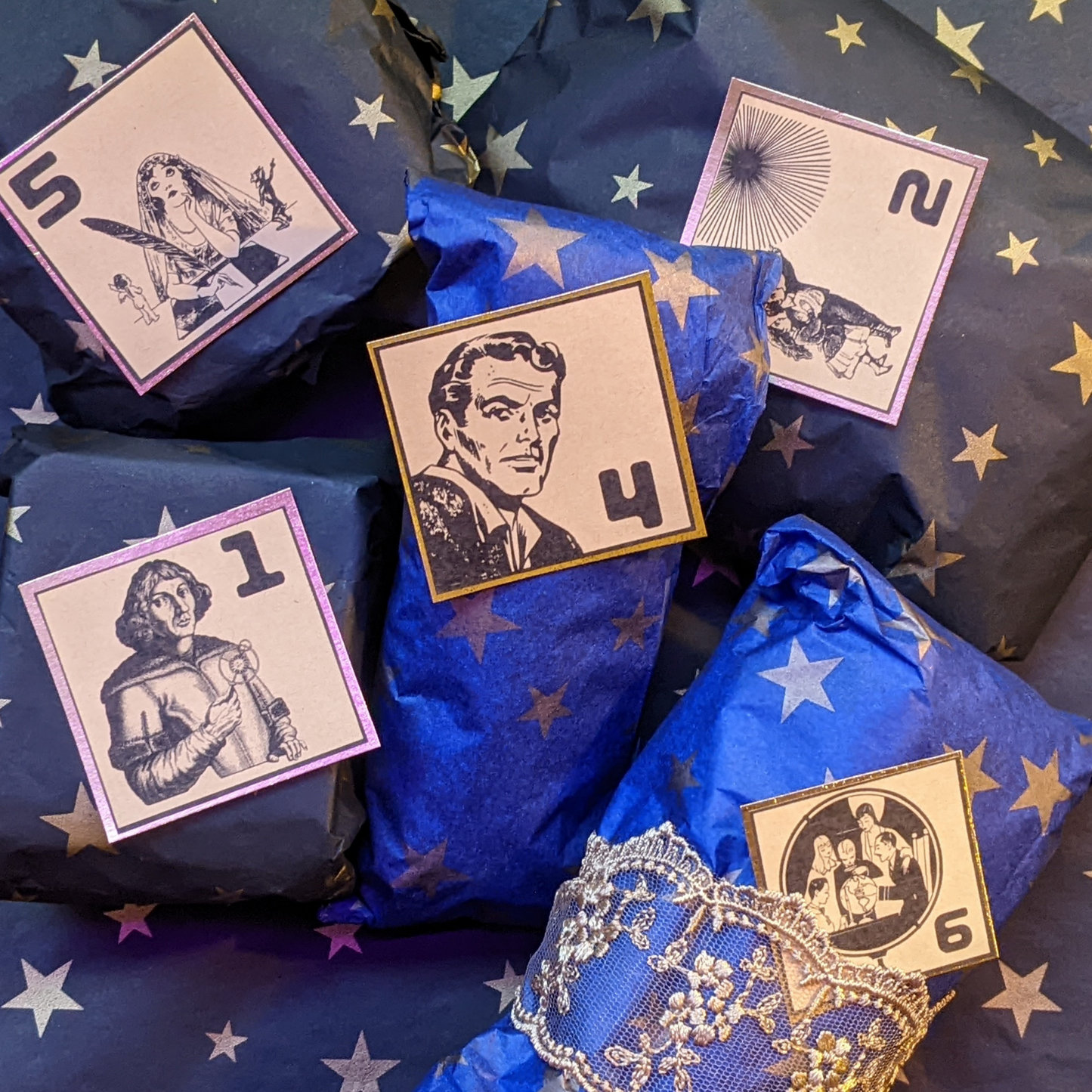 Cosmic Curiosities Astropack / Planetary Mystery Pack (7 or 12 Day Countdown) Mystery Box