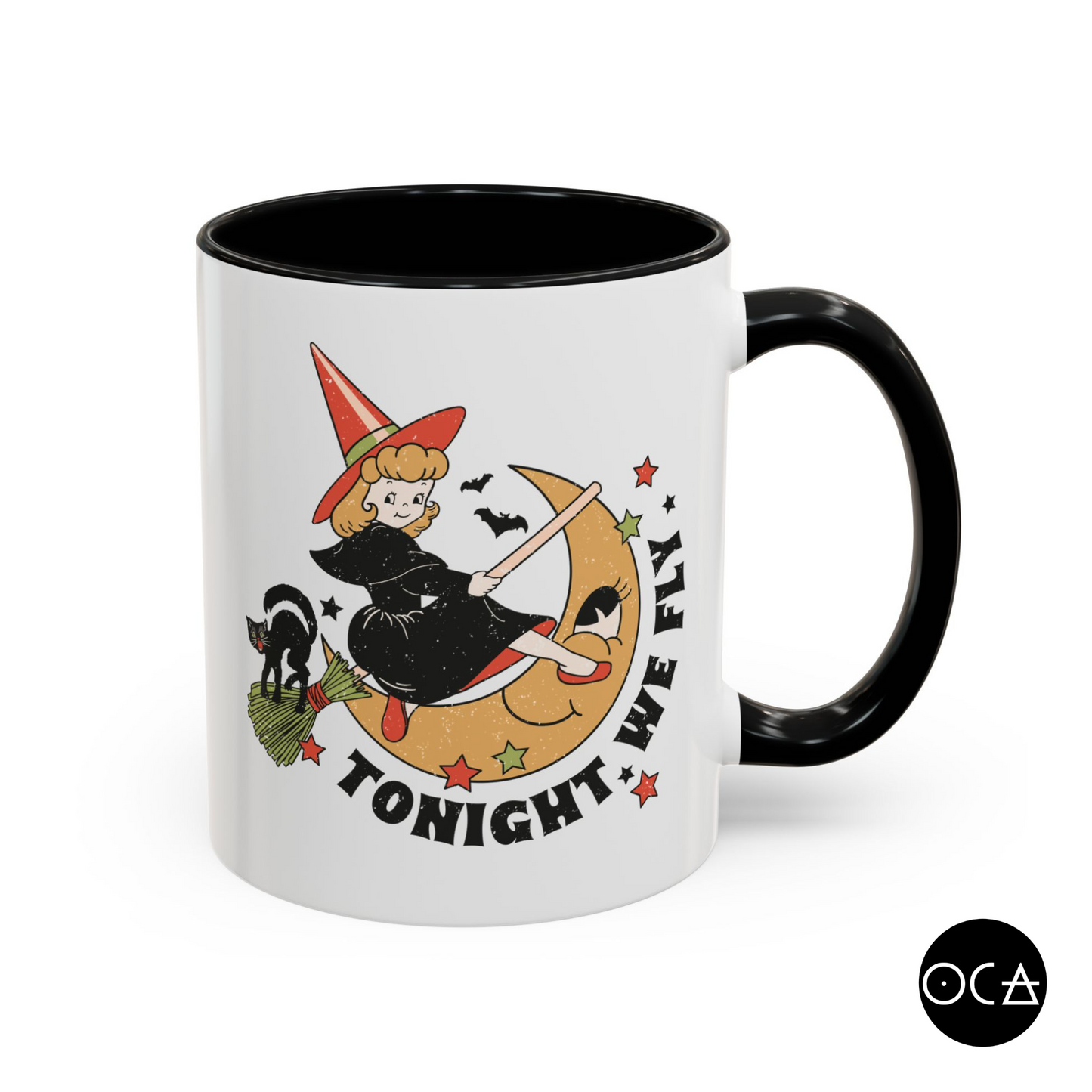 Cute Little Witch Magical Gift Mug (Doublesided/2 Color Options)