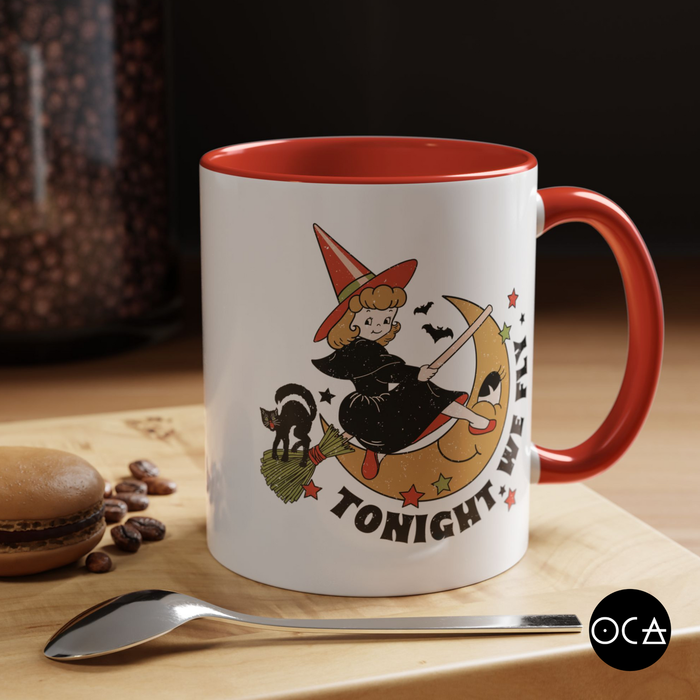 Cute Little Witch Magical Gift Mug (Doublesided/2 Color Options)