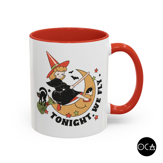 Cute Little Witch Magical Gift Mug (Doublesided/2 Color Options)