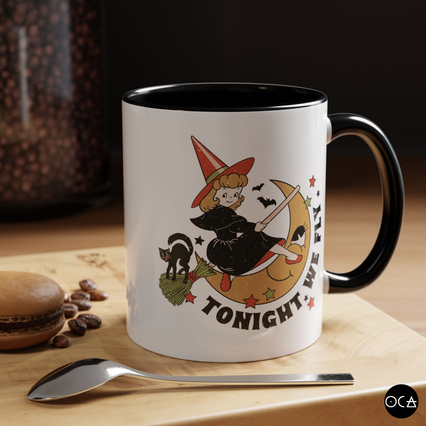 Cute Little Witch Magical Gift Mug (Doublesided/2 Color Options)