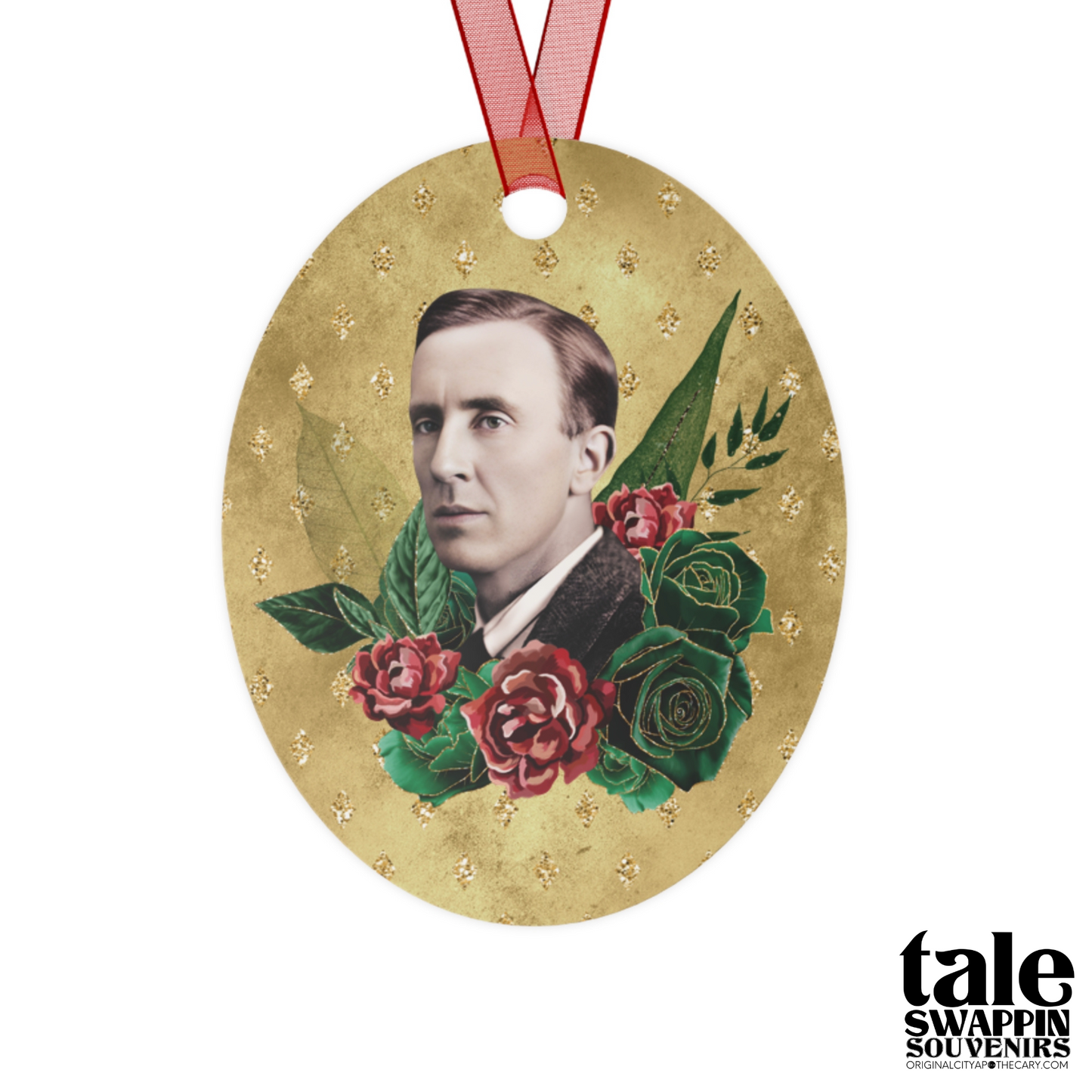 J.R.R. Tolkien Ornament (Doublesided/2 Design Options) Herbteller Tale Swappin Souvenir