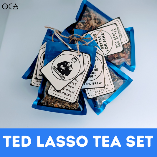 The Ted Lasso Sipset Giftset TeaRing (Herbal Tea Sampler Set/Gift Set/5 teas)