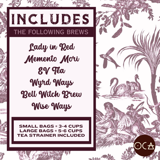 Witchy Ways Tearing (Herbal Tea Sampler Set/Gift Set)
