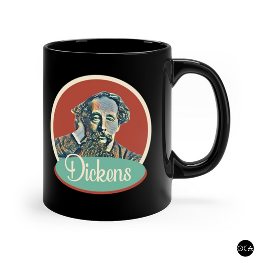 Charles Dickens Mug (Doublesided/2 Color Options)