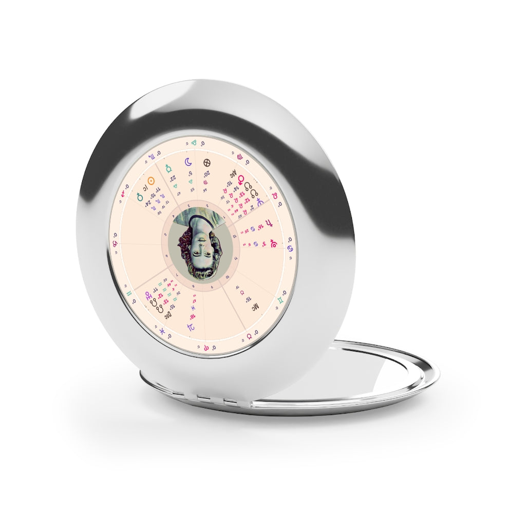 Custom Zodiac Compact Travel Mirror