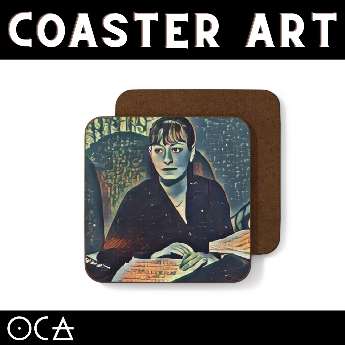 Dorothy Parker Coaster Art
