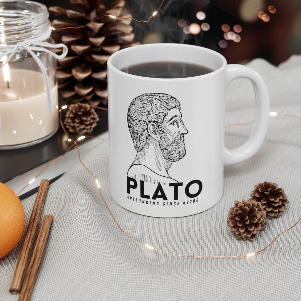 Plato Ceramic Mug 11oz (Double-sided) – Original Creative Apothecary
