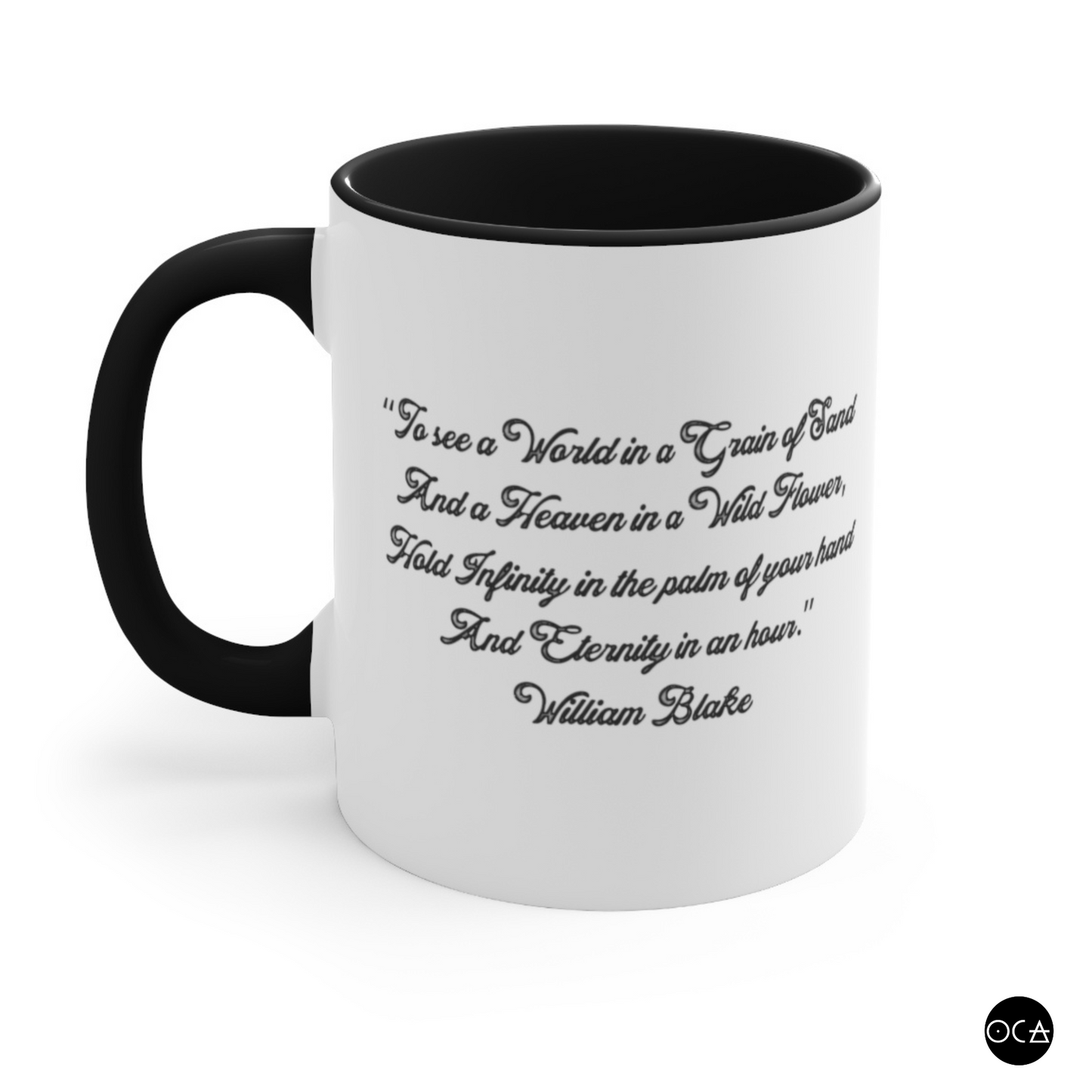 William Blake Mug (Doublesided/Gray Handle)