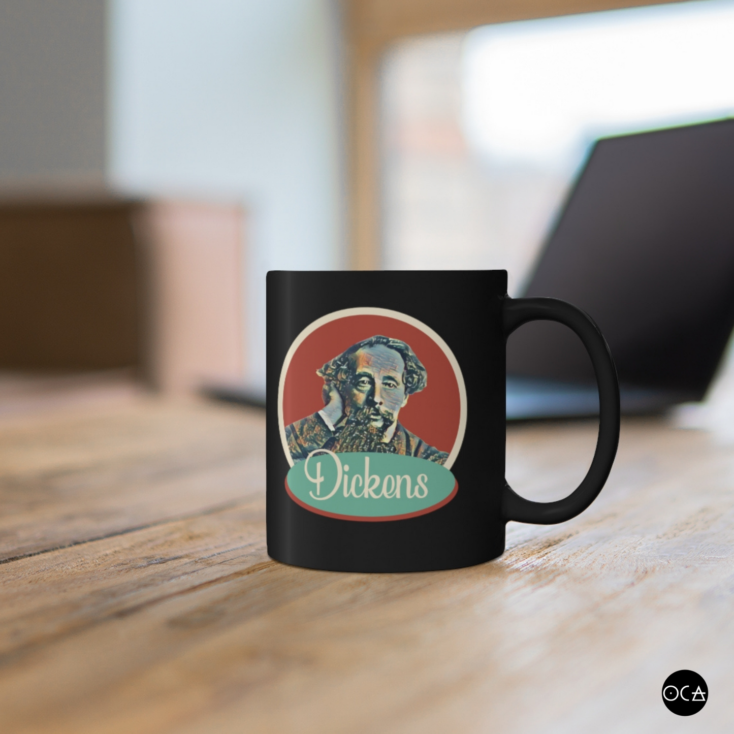 Charles Dickens Mug (Doublesided/2 Color Options)