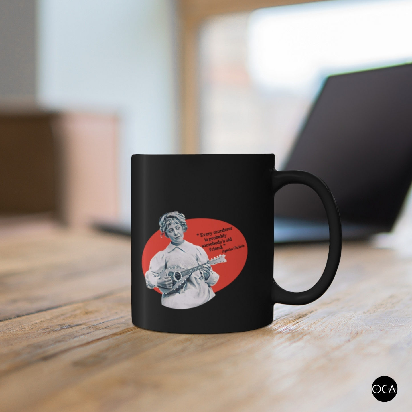 Agatha Christie Mug (Doublesided/2 Color Options)
