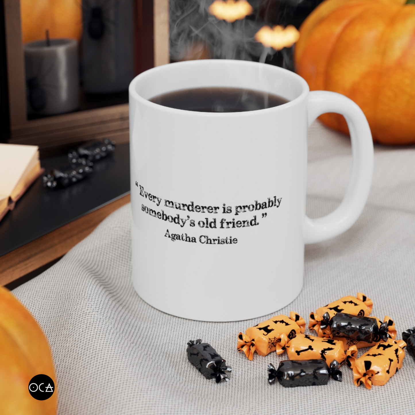 Agatha Christie Mug (Doublesided/2 Color Options)
