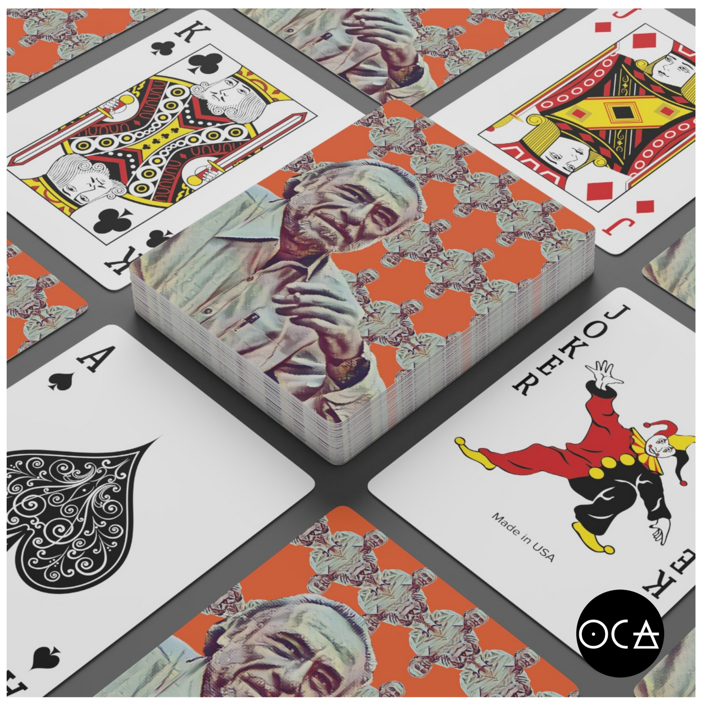 Charles Bukowski Playing Cards