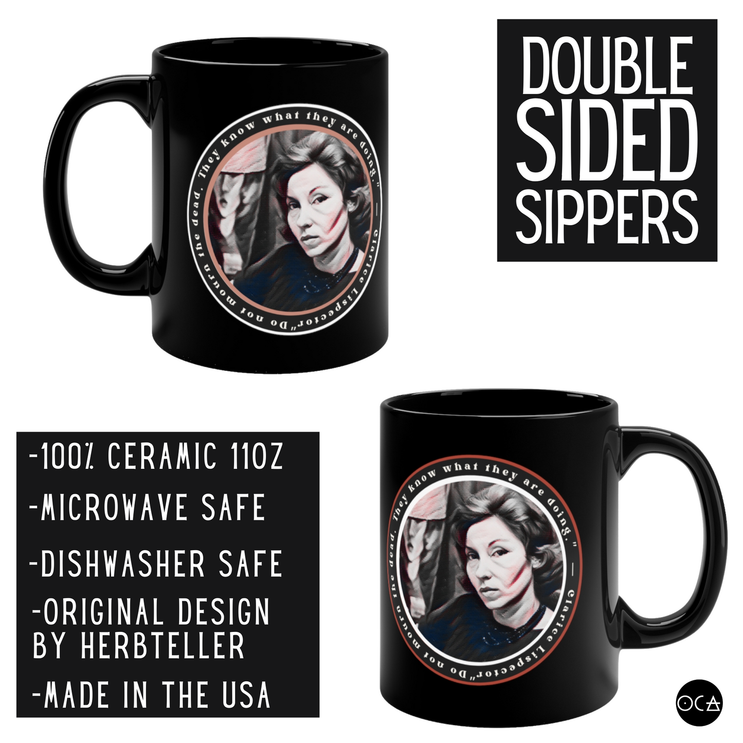 Clarice Lispector lucky Mug (2 Color/Design Options)