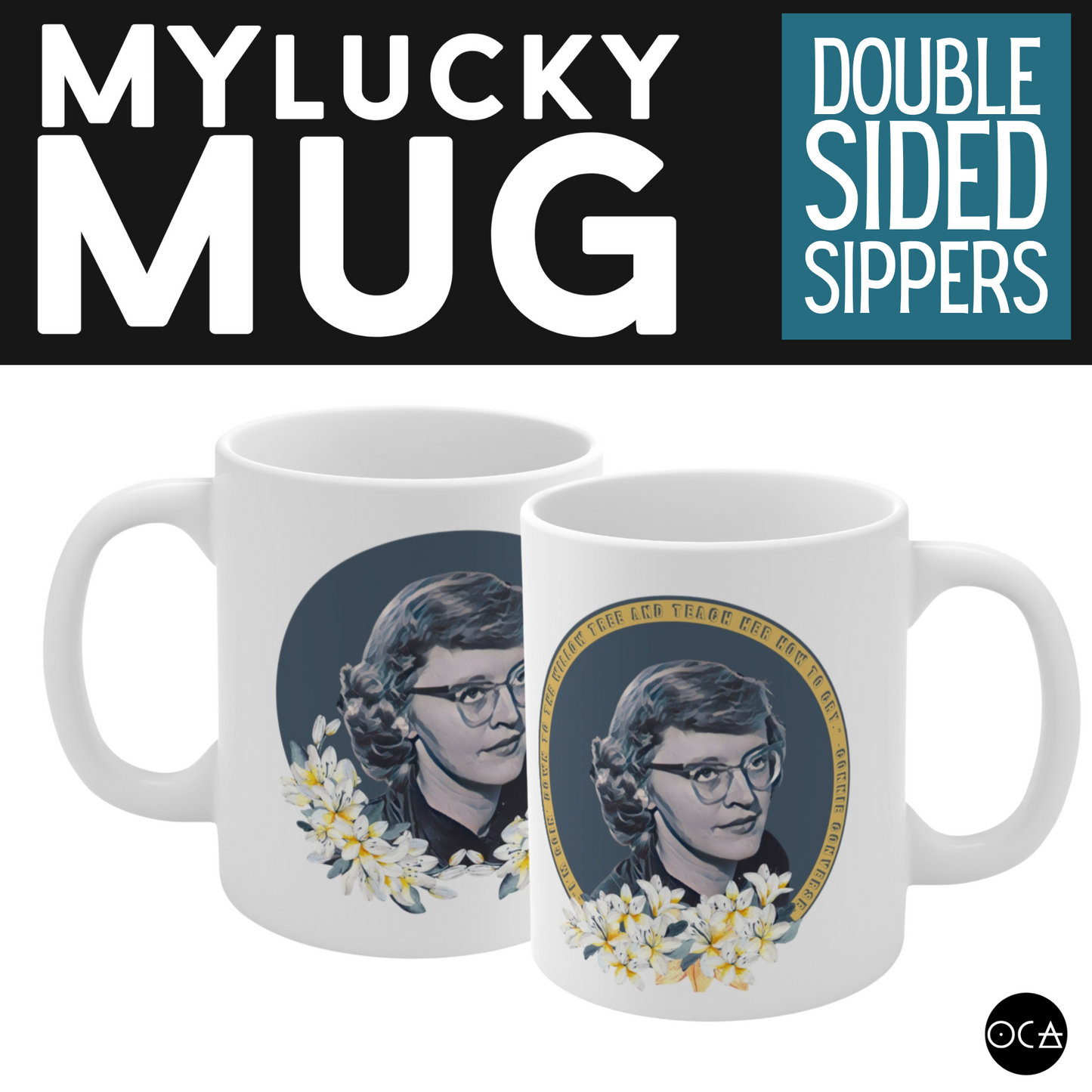 Connie Converse Mug (Doublesided/2 Color Options)