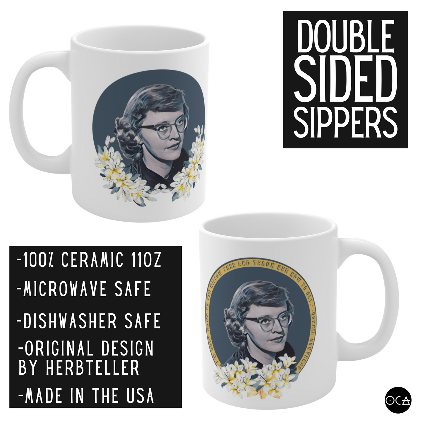 Connie Converse Mug (Doublesided/2 Color Options)