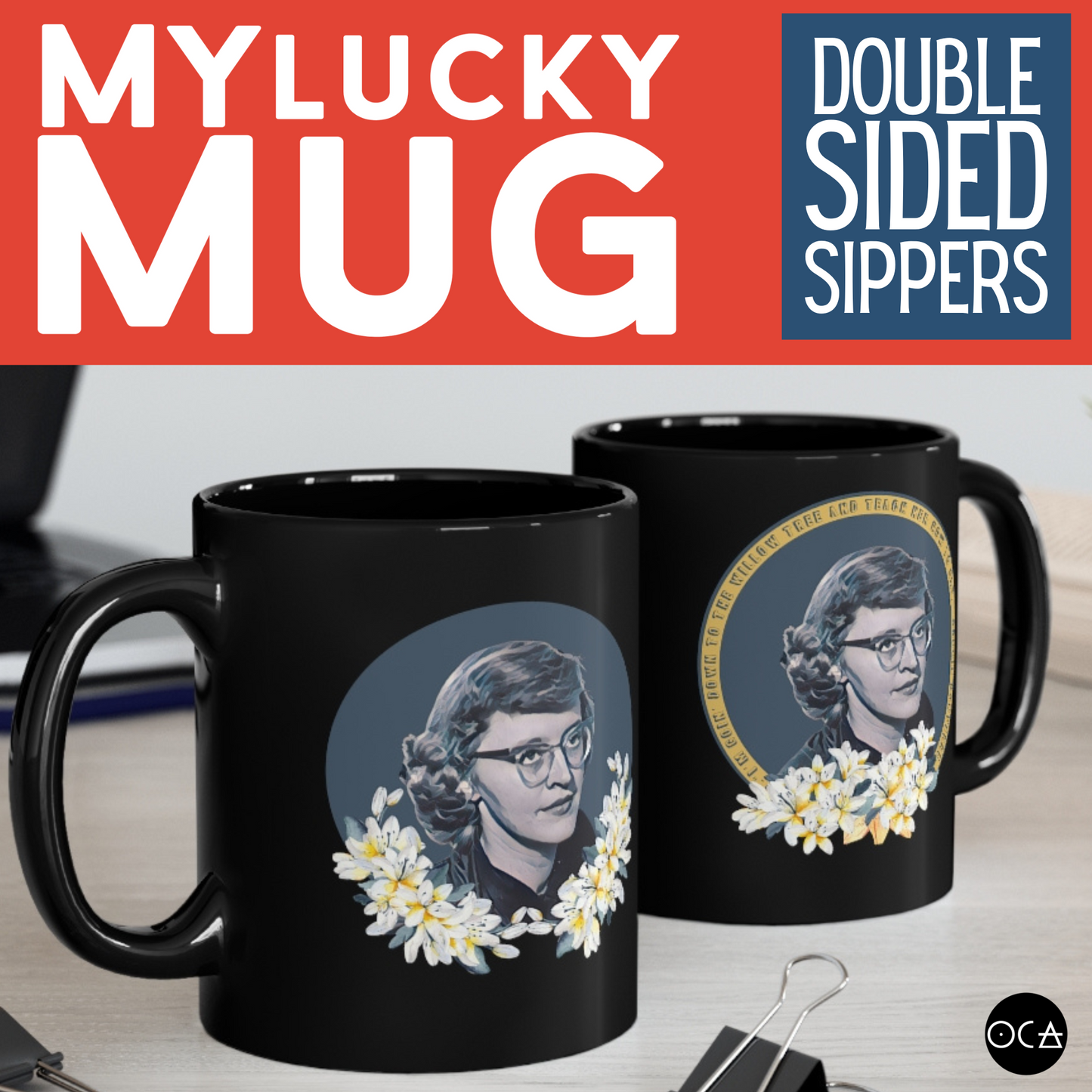 Connie Converse Mug (Doublesided/2 Color Options)
