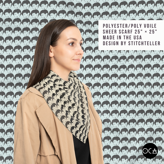 Storyscarf: Dollface (Sheer Scarf/Multiple Colors)