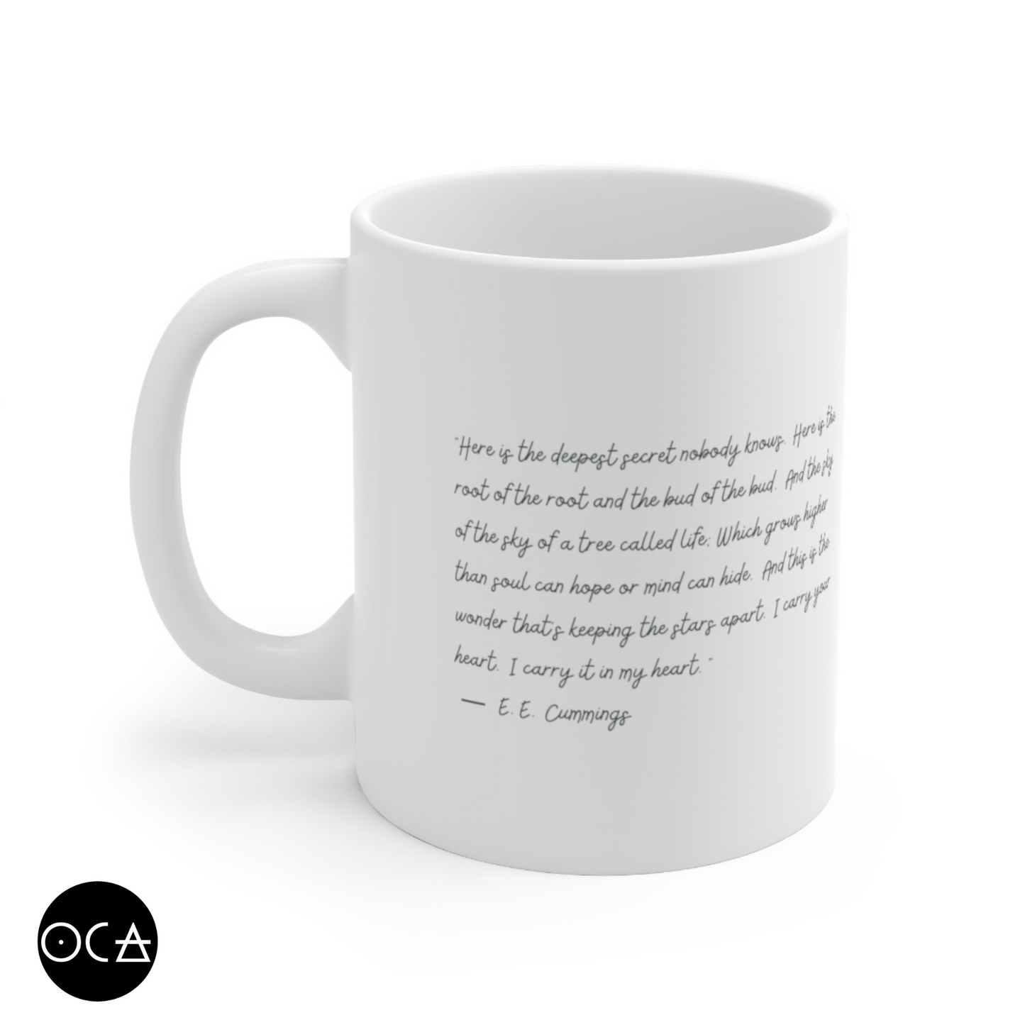 E.E. Cummings Mug (Doublesided/2 color options)