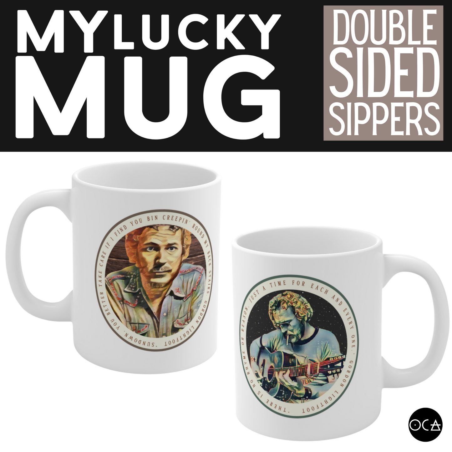 Gordon Lightfoot (Doublesided/2 Color Options)