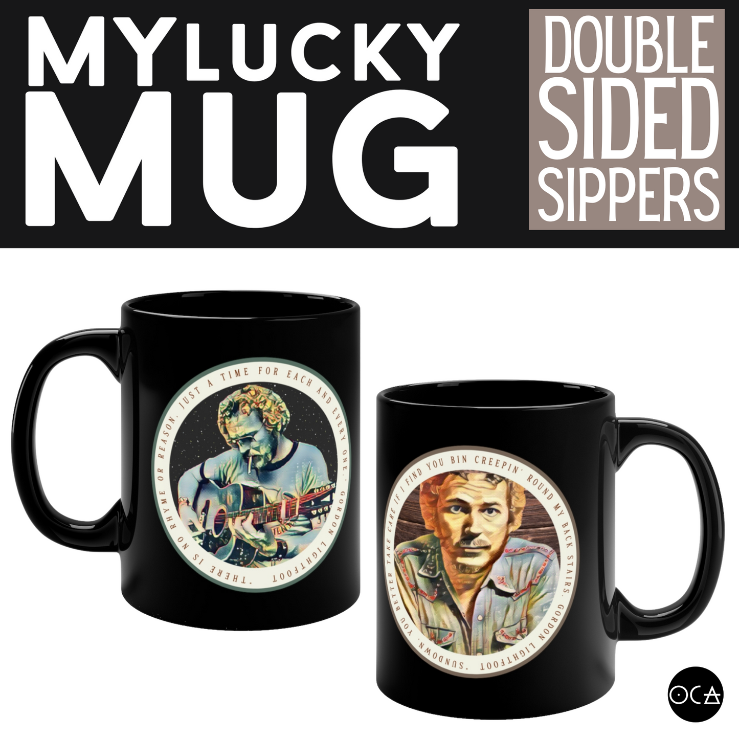 Gordon Lightfoot (Doublesided/2 Color Options)