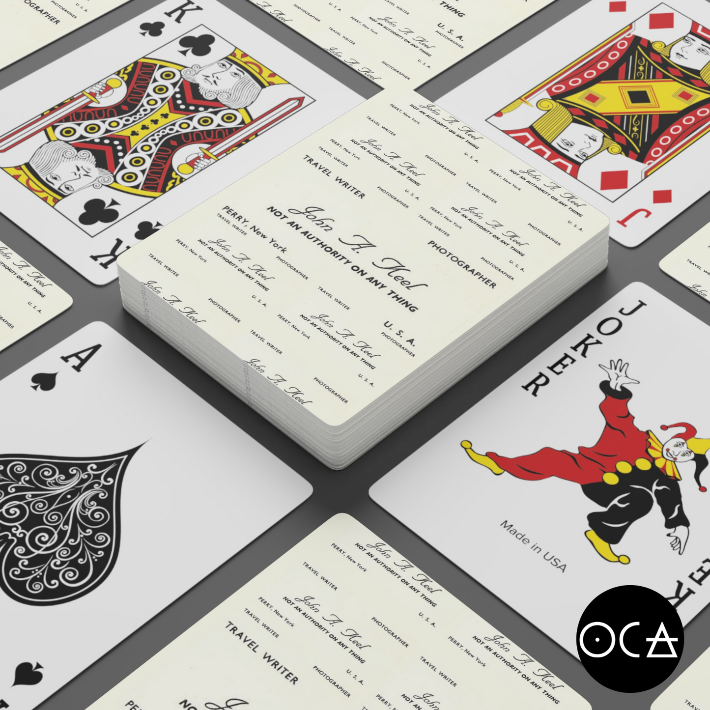 John A. Keel Playing Cards | Herbteller Cartomancy Printable Included