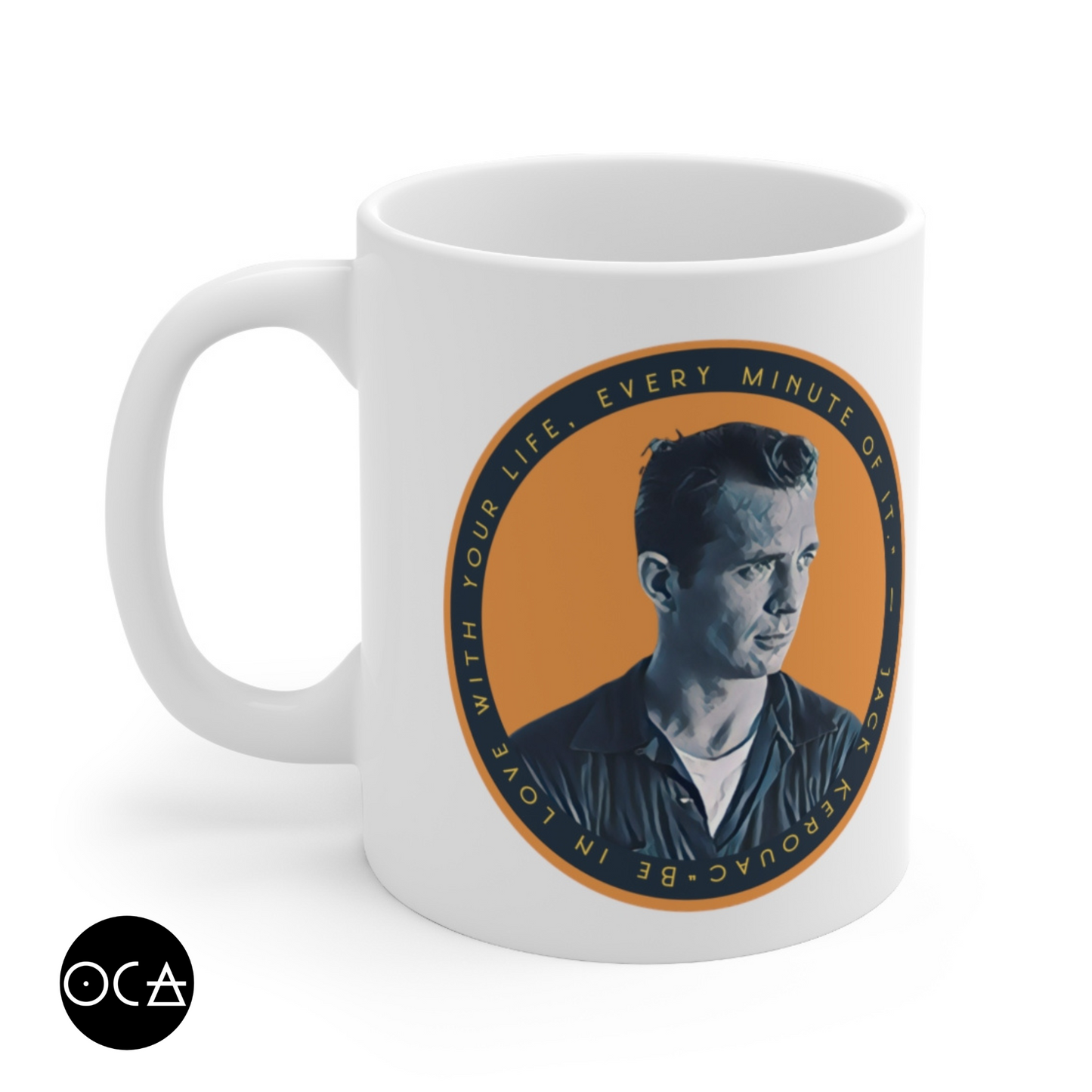 Jack Kerouac Mug (Doublesided/2 Options)