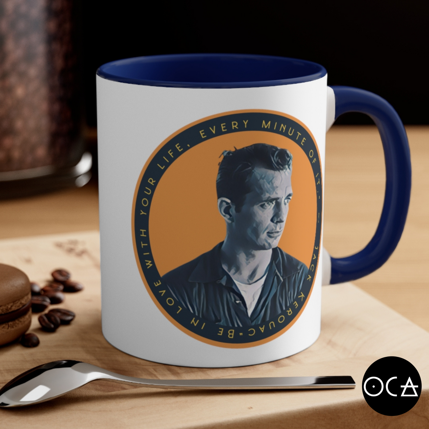 Jack Kerouac Mug (Doublesided/2 Options)