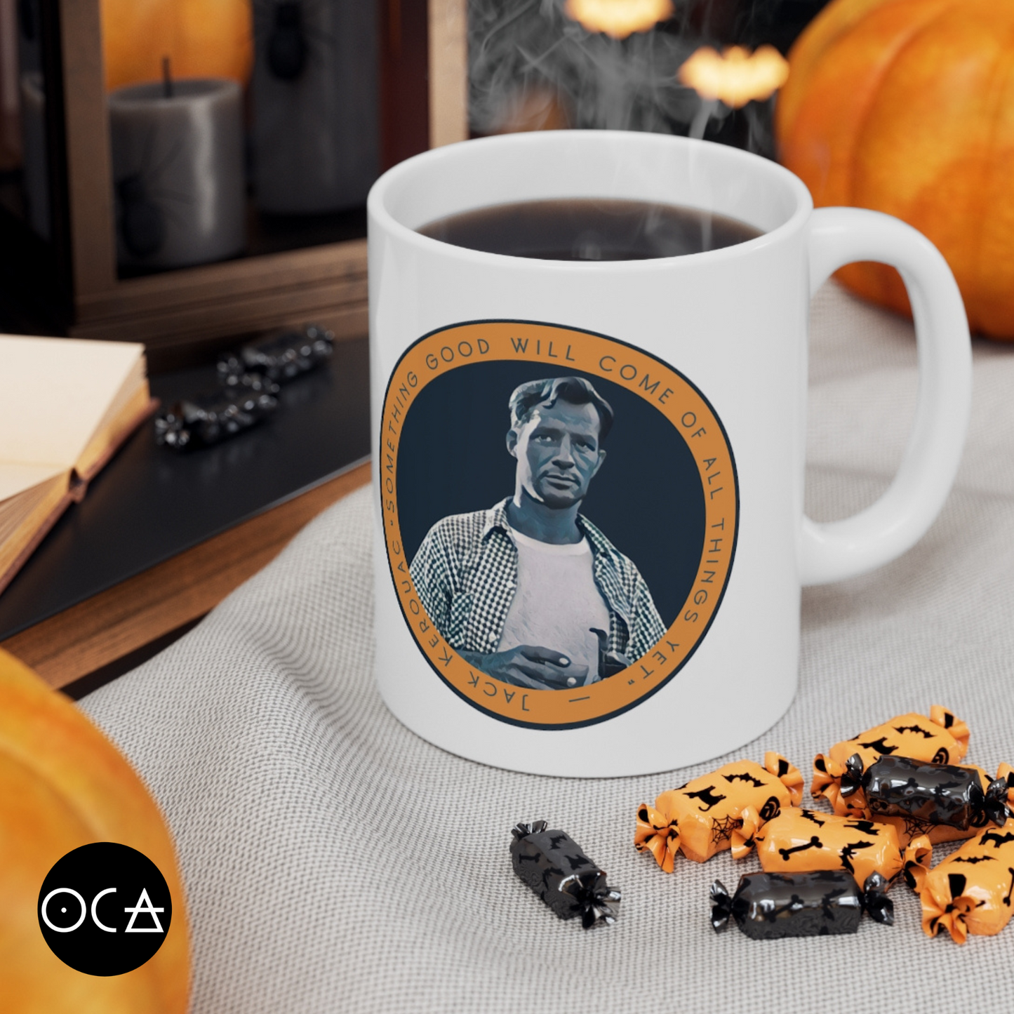 Jack Kerouac Mug (Doublesided/2 Options)