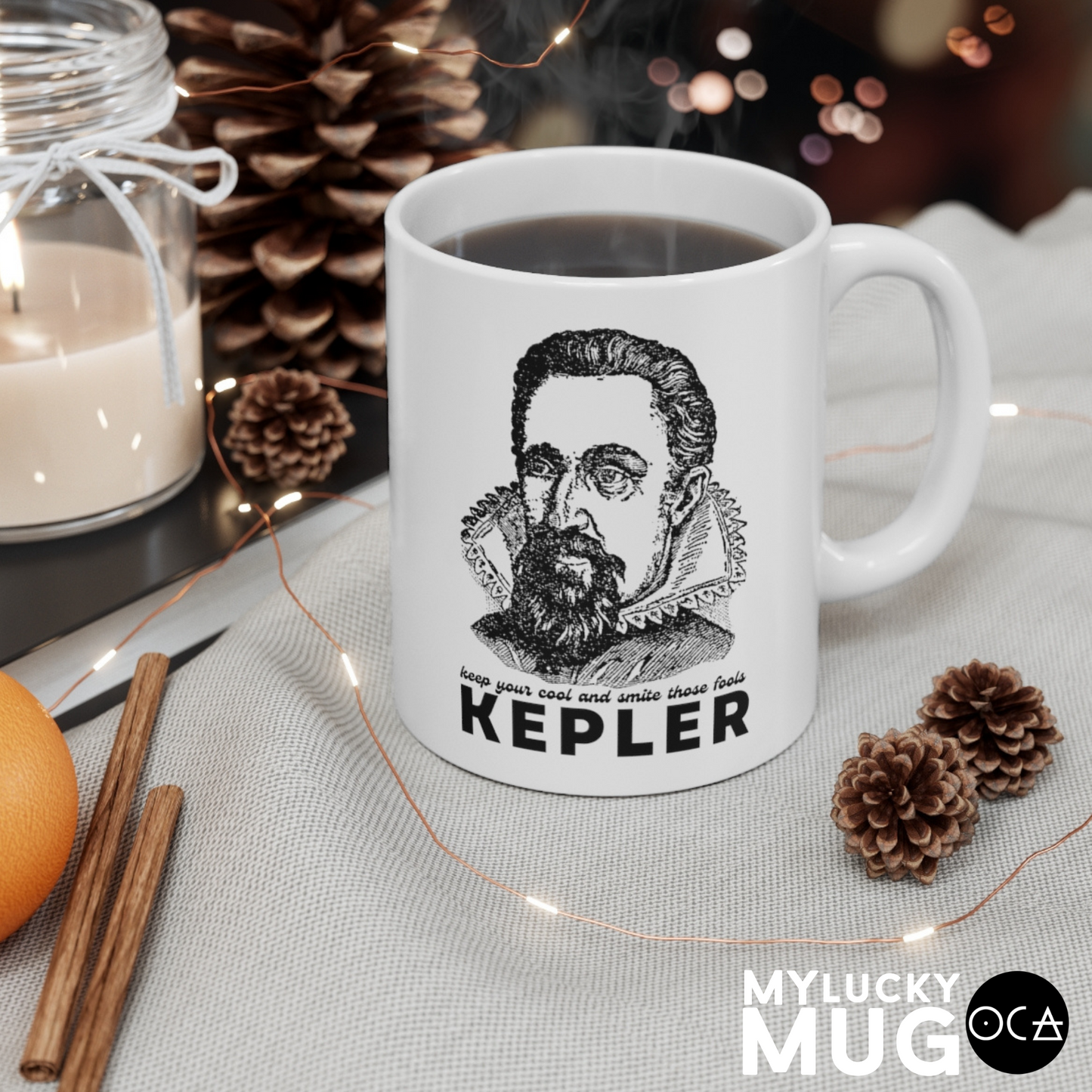 Johannes Kepler Mug (Double-Sided Sipper)