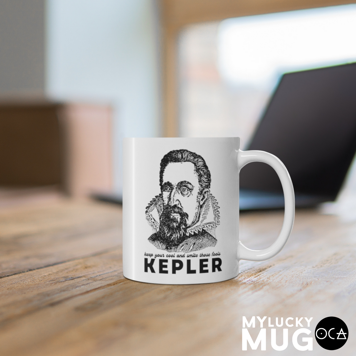 Johannes Kepler Mug (Double-Sided Sipper)
