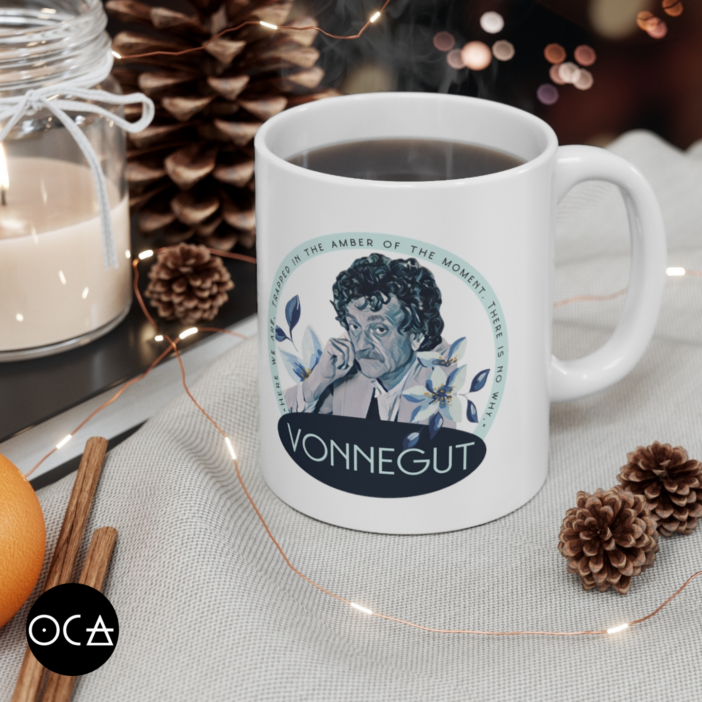 Kurt Vonnegut Mug (Doublesides/2 Design Options)