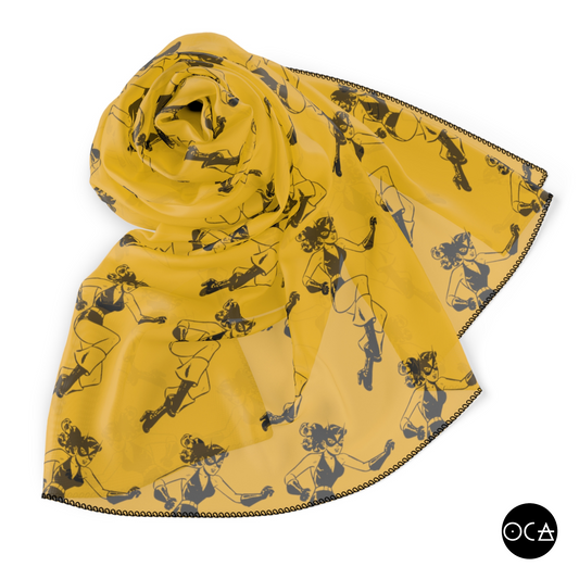 Storyscarf: Lady Hero (Sheer Scarf/Multiple Colors)