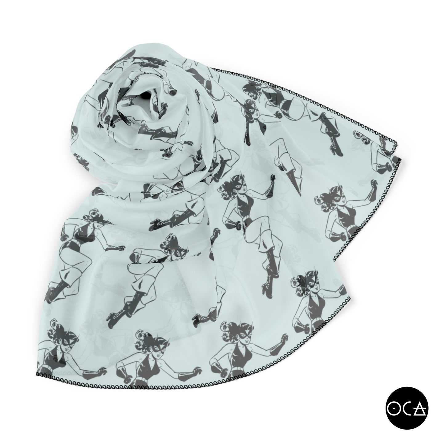 Storyscarf: Lady Hero (Sheer Scarf/Multiple Colors)