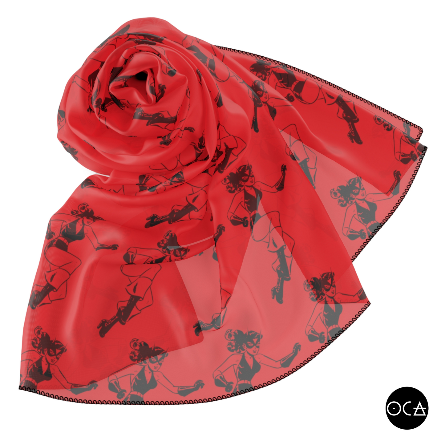 Storyscarf: Lady Hero (Sheer Scarf/Multiple Colors)