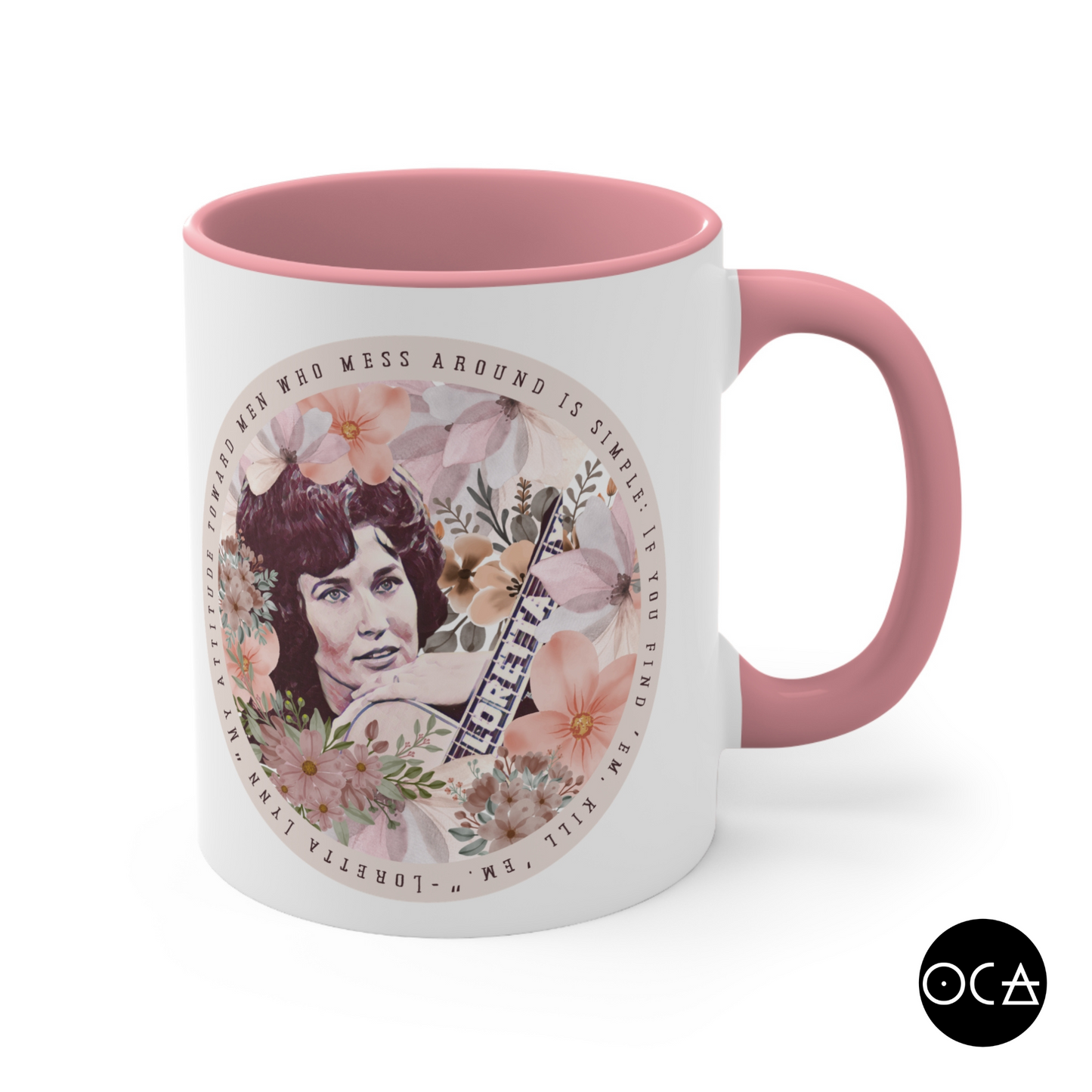 Loretta Lynn Tribute Mug (3 Design Options/Doublesided) Herbteller Songbook Series
