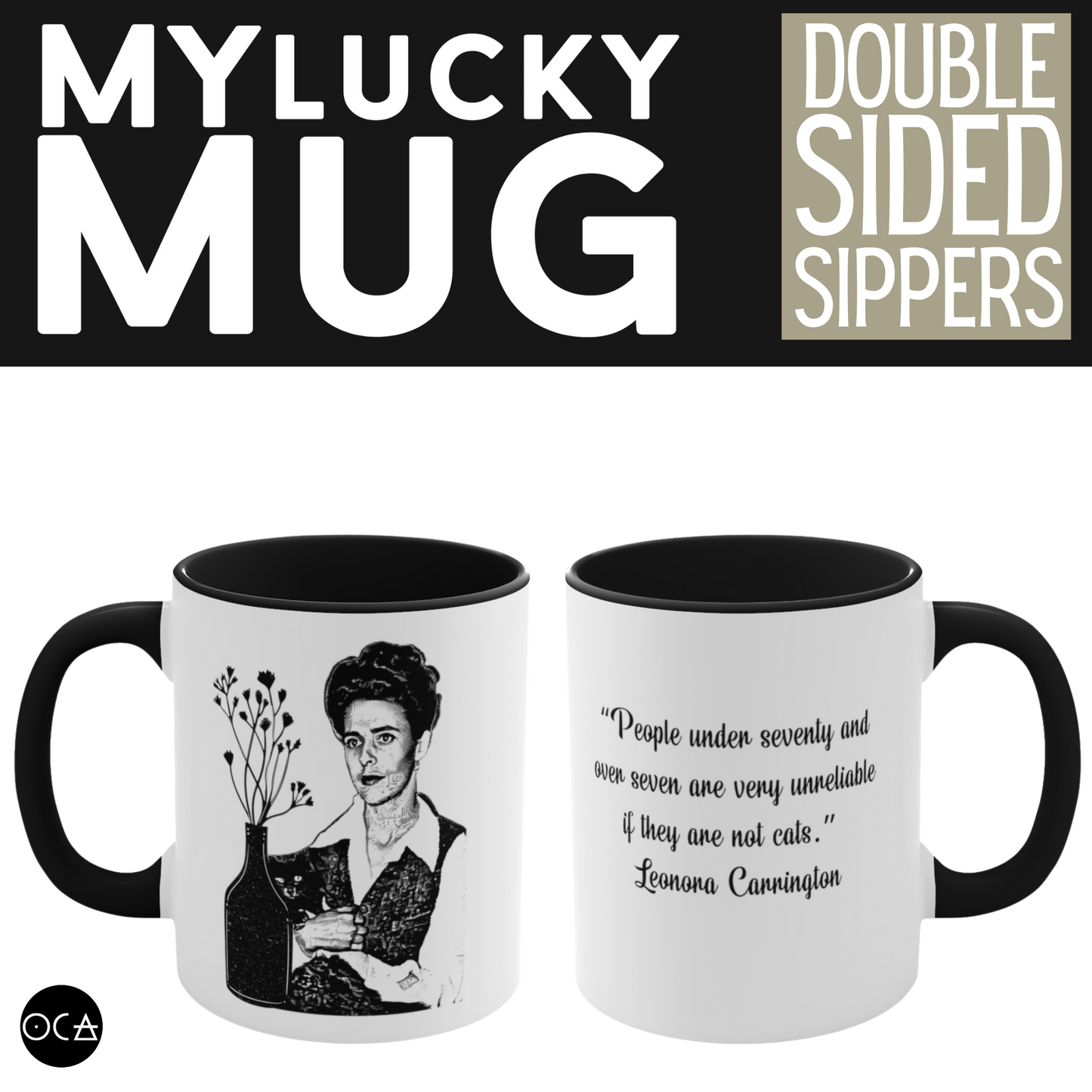 Leonora Carrington Mug (Doublesided/2 Color Options)
