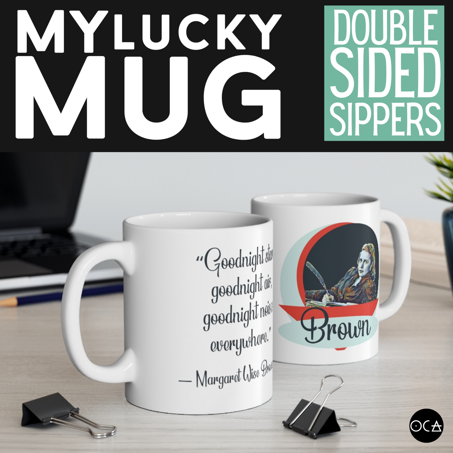 Margaret Wise Brown Mug (Doublesided)