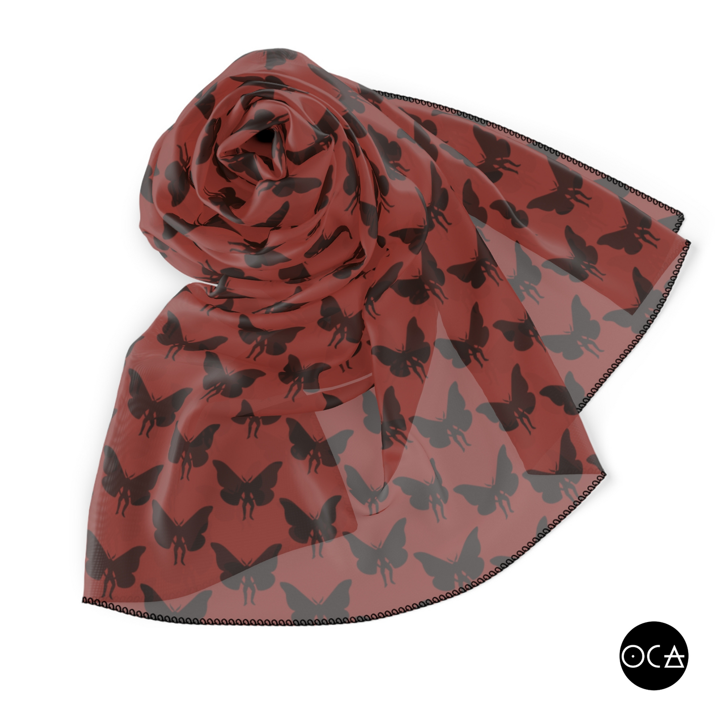 Storyscarf: Oh Mothman (Sheer Scarf/Multiple Colors)