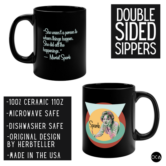 Muriel Spark Mug (Doublesided/2 Color Options)